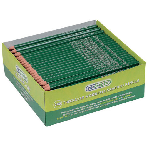 ReCreate Treesaver Recycled HB Pencil Pack of 240 TREE240HB ReCreate Treesaver Recycled HB Pencil Pack of 240 TREE240HB