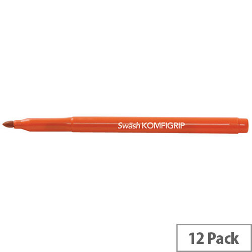 Swash Komfigrip Broad Tip Assorted Colouring Pen Pack of 12 TW12BD Swash Komfigrip Broad Tip Assorted Colouring Pen Pack of 12 TW12BD