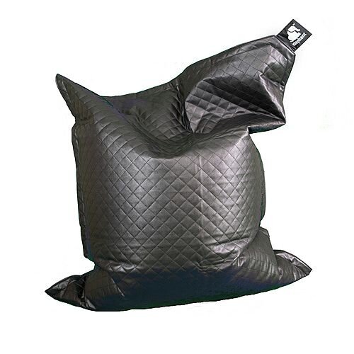 Elephant  Junior Kids Size Bean Bag 1400x1100mm Urban Black Quilted