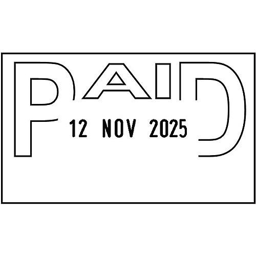 COLOP Printer 38 Date Stamp PAID C133751PAI