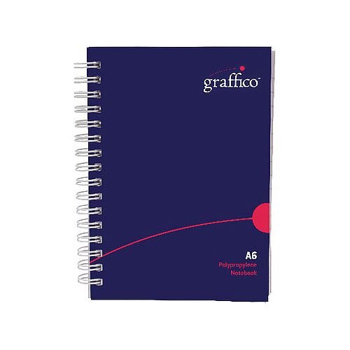 Graffico Twin Wire Board Cover A6 Notebook 160 Pages