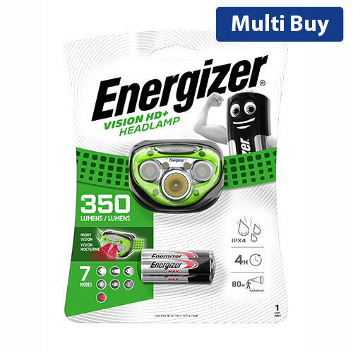 Energizer Vision HD Headlight - Includes 3 AAA Batteries, Powerful Beam