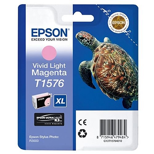 Epson Stylus Photo R3000 T1576 Inkjet Cartridge Light Magenta C13T15764010