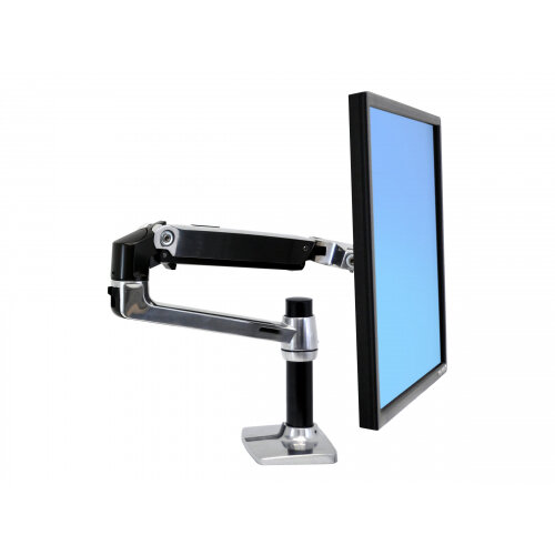 Ergotron LX Series Desk Mount LCD Arm – Max Weight 9.1KG, Max Screen Size 32”, VESA 100x75mm, 5-Year Warranty, Cable Management, 13” Height Range & CF Motion Technology (45-241-026)