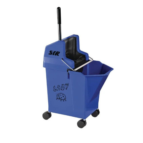 SYR NU Lady 2 Mop Bucket & Wringer 9L, Blue, Single Pack