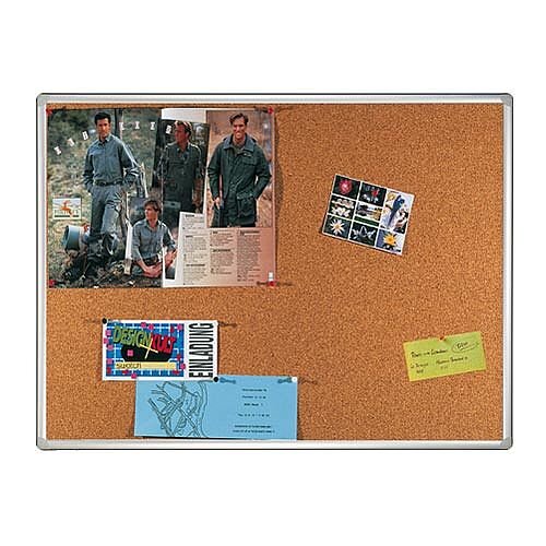 Franken Cork Pin Board PRO Aluminium Frame 1200 x 900mm KT8403