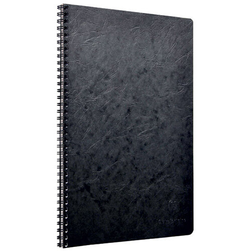 Clairefontaine AgeBag Wirebound Notebook A5 Black Pack of 5 785361C Clairefontaine AgeBag Wirebound Notebook A5 Black Pack of 5 785361C