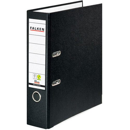 Exacompta Lever Arch File Vegan A4 Black Pack of 20 09984089F Exacompta Lever Arch File Vegan A4 Black Pack of 20 09984089F