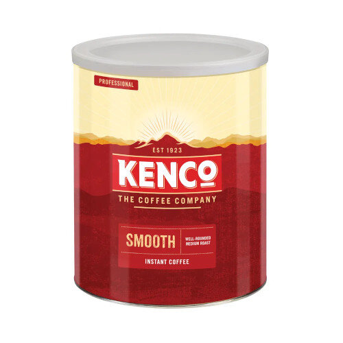 Kenco Really Smooth Freeze Dried Instant Coffee, 750g Tin - Rich and Smooth Coffee for Offices and Homes