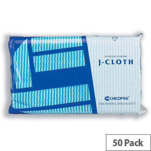 Lightweight J-Cloth 430x320mm Blue (Pack of 50) 0707117