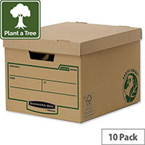 Fellowes Bankers Box Earth Series Heavy Duty Standard Box 4479901 [Pack 10]