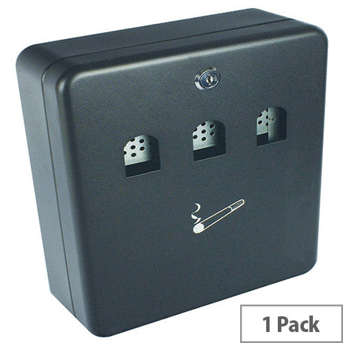 Q-Connect Black Ash Bin 2.7 Litre Pack of 1 KF04271