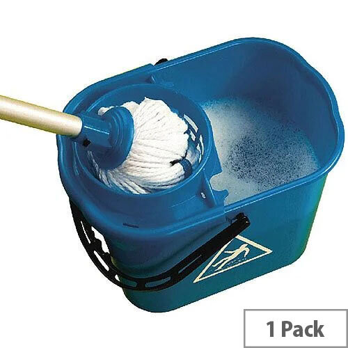 Mop Bucket Wringer 15 Litre Blue