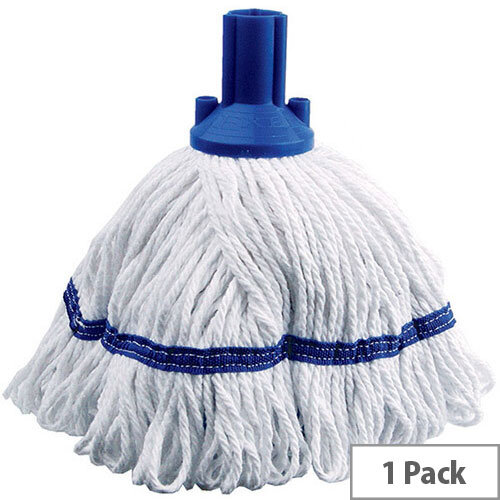 Contico Exel Revolution Mop Head, 250g, Blue - Super Absorbent Mop Head for Professional Cleaning