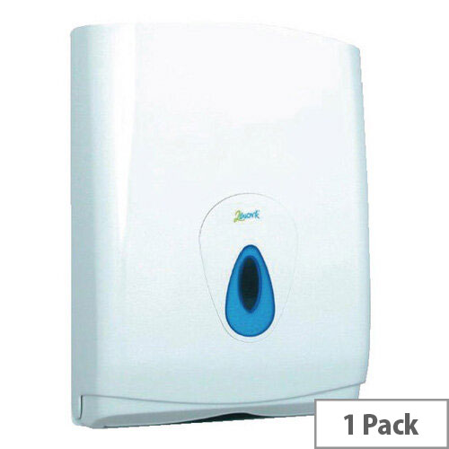 2Work Hand Towel Dispenser for All Type of Hand Towels Folds White DS923E