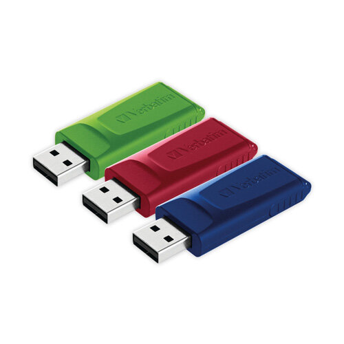 Verbatim Store 'n' Go Pack of 3 USB 2.0 Flash Drive 16GB Portable Data Storage
