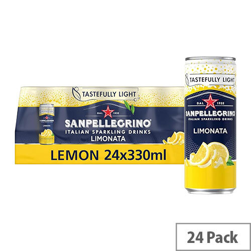 San Pellegrino Limonata Lemon 330ml Can (Pack of 24) 12516265