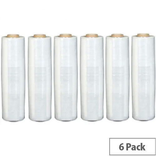 Master In Hand Stretch Film - Clear Pallet Wrap, 400mm x 200m, 17