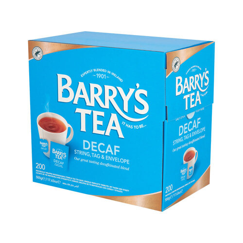 Barry's Decaf Tea Bags - String Tag & Envelope, Pack of 200 3017