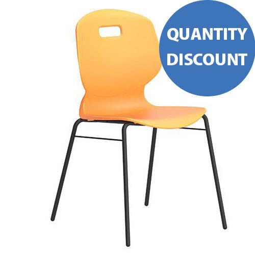 Arc 4 Leg Chair With Brace Size 6 Marigold Hunt Office Ireland