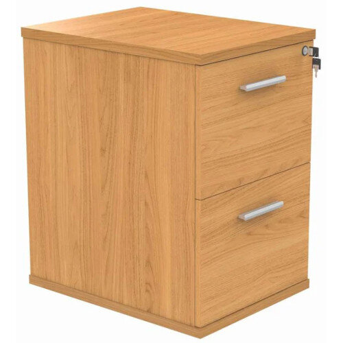 Core Filing Cabinet 2 Drawers Office Storage Unit Norwegian Beech
