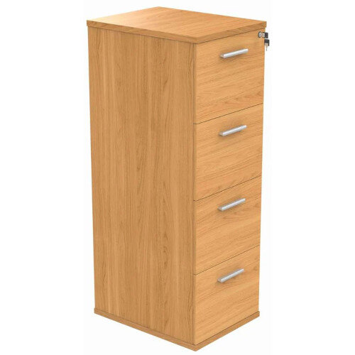 Core 4 Drawer Wooden filing Cabinet Norwegian Beech
