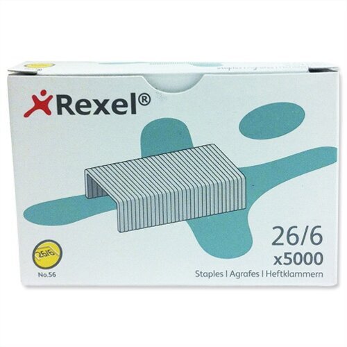 Rexel 56 Staples 6mm Pack 5000