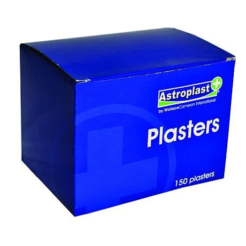 Astroplast Hypoallergenic Plasters Heavy Duty Assorted & Shaped Pack of 150 Box 1207002