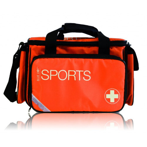 Multi Purpose Sports First Aid Kit In Large Orange Bag Up to 20 Person Ref 300003M Multi Purpose Sports First Aid Kit In Large Orange Bag Up to 20 Person Ref 300003M