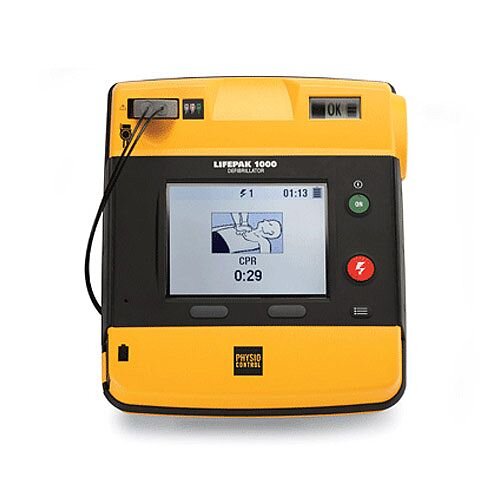 LIFEPAK 1000 AED Semi Automatic External Defibrillator ECG and Manual Mode