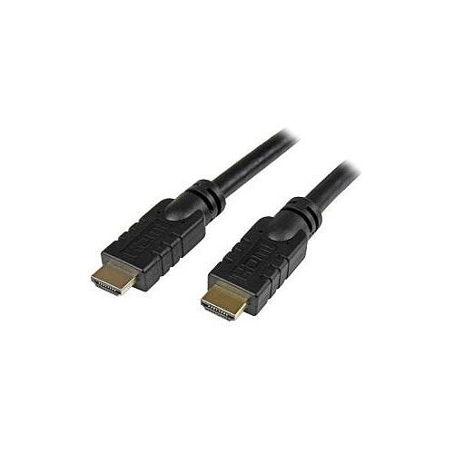 StarTech 20m 65 ft High Speed HDMI Cable M/M Active CL2 In-Wall 1 x HDMI Male Digital Audio/Video 1 x HDMI Male Digital Audio/Video Gold Plated Connector Black HDMM20MA