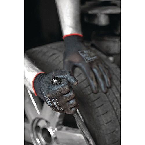 Polyco Matrix P Grip Gloves 9 Black 403-MAT