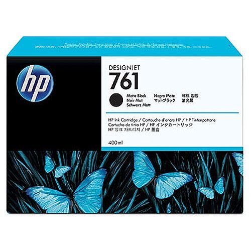 Hewlett Packard No761 Design Jet Inkjet Cartridge 400ml Matte Black CM991A Hewlett Packard No761 Design Jet Inkjet Cartridge 400ml Matte Black CM991A