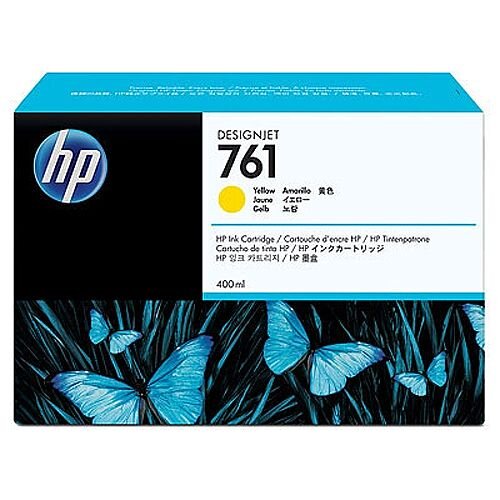 Hewlett Packard No761 Design Jet Inkjet Cartridge 400ml Yellow CM992A