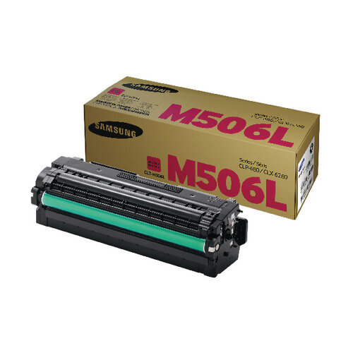 Samsung CLT-M506L Magenta High Yield Toner Cartridge SU305A Samsung CLT-M506L Magenta High Yield Toner Cartridge SU305A