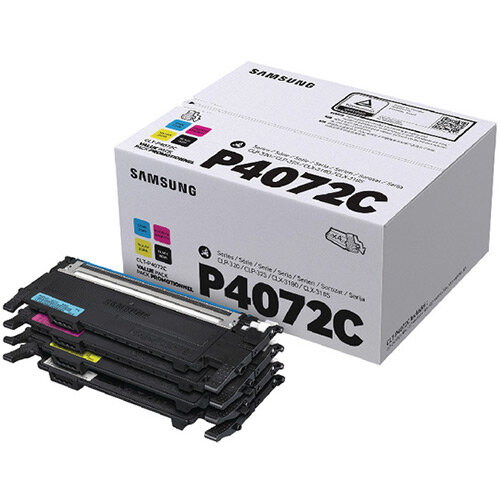 Samsung CLT-P4072C CYMK Toner Cartridges Pack of 4 SU382A