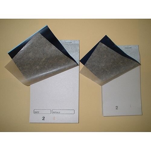 Prestige Whitebox White Small Restaurant Duplicate Pads Numbered 1-50 Carbon Pack 50