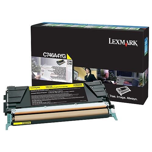 Lexmark C746A1YG Yellow Return Programme Toner Cartridge Lexmark C746A1YG Yellow Return Programme Toner Cartridge