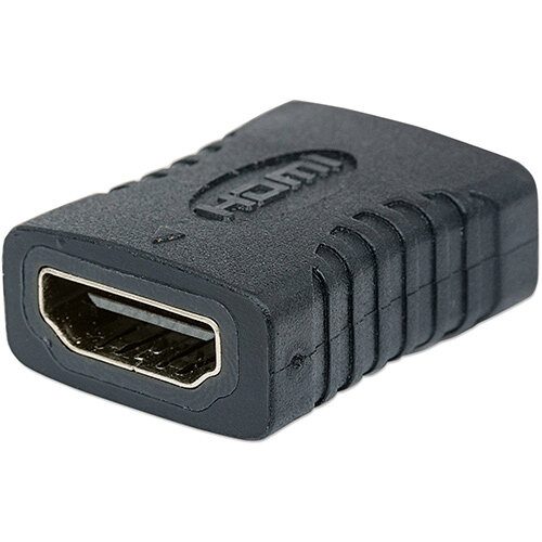 Manhattan HDMI Coupler, 4K60Hz (Premium High Speed), Female to Female, Straight Connection