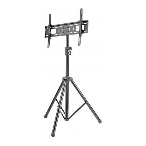 Manhattan Tripod Floor TV Stand for 37″–65″ Screens - VESA 200×200–600×400 mm Max 35 kg Black