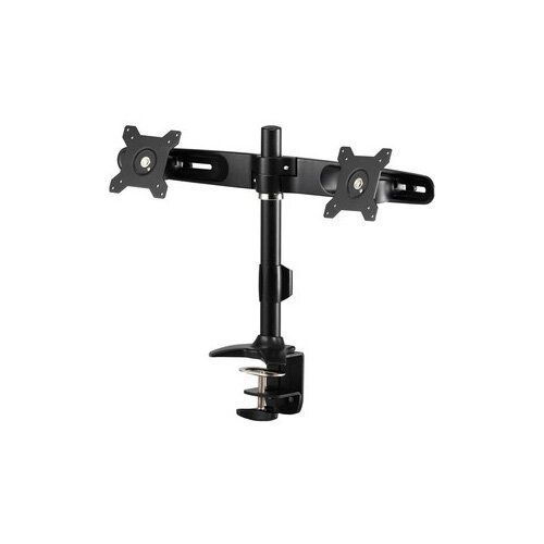 Supporto Doppio Monitor Amer Mounts AMR2C – Braccio Regolabile A Morsetto Per Scrivania, Per Schermi LCD/LED Da 15 A 24 Pollici, VESA 75/100, Con Gestione Cavi - 3