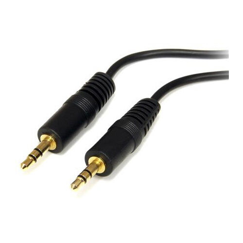 StarTech.com 6 ft 3.5mm Stereo Audio Cable - M/M, 3.5mm, 3.5mm, 1.8 m, Black