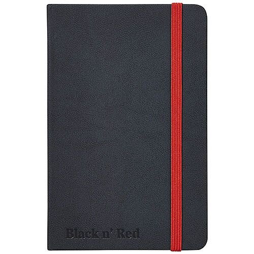 Black n' Red A6 Soft Cover Notebook Black 