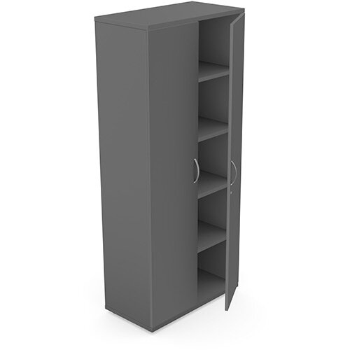 Tall Cupboard with Lockable Doors Adjustable Shelves and Floorleveller