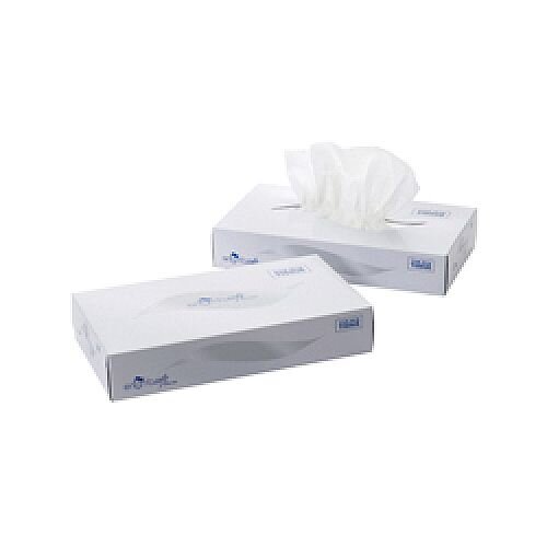 2 Ply White Facial Tissue Mansize 240 x 275mm 100 sheets (Pack of 24) MSF100