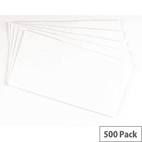 Q-Connect Envelope DL Peel & Seal Laid White 100gsm Pack of 500 KF01439