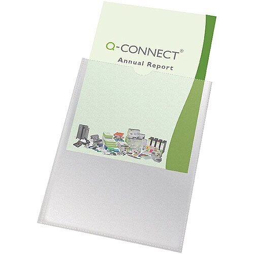 Q-Connect Card Holder A4 Pack of 100 KF01947