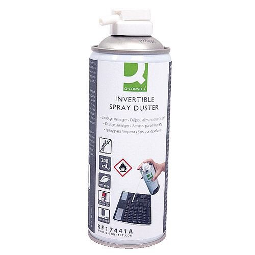 Q-Connect HFC Free Air Duster 200ml Invertible AHFC200QCA