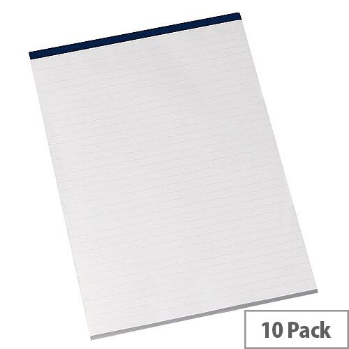 Q-Connect Memo Pad A4 80 Leaf Ruled Narrow Feint Pack of 10