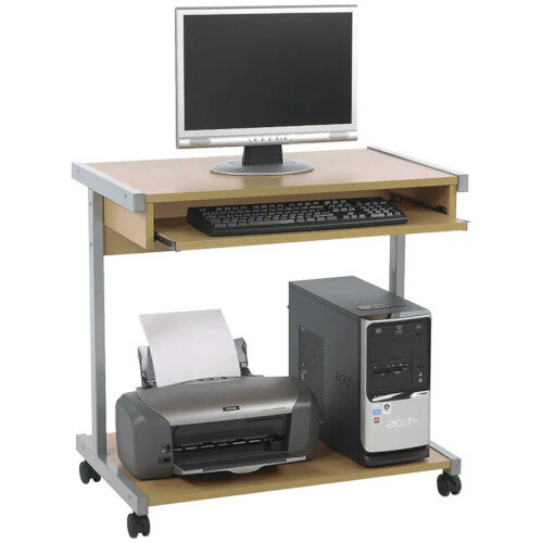 Serrion Mobile Workstation Extra Wide 800mm Ferrera Oak ECS800OK - Desk Only, Accessories Are Not Included Serrion Mobile Workstation Extra Wide 800mm Ferrera Oak ECS800OK - Desk Only, Accessories Are Not Included